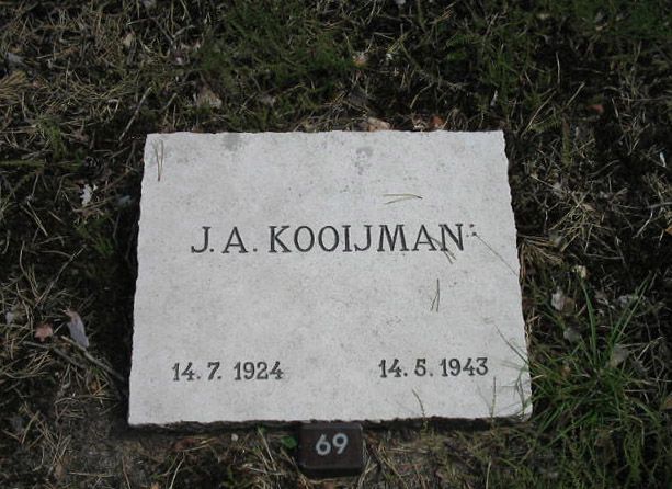 Afbeelding van graf of monument van Johannes Adrianus Kooijman