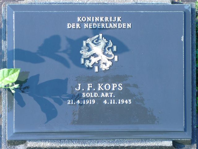 Afbeelding van graf of monument van Johan Frederik Kops