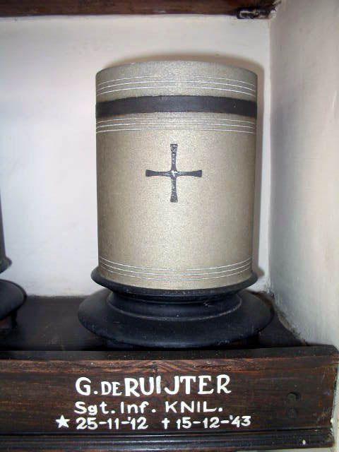 Afbeelding van graf of monument van Gerrit de Ruijter