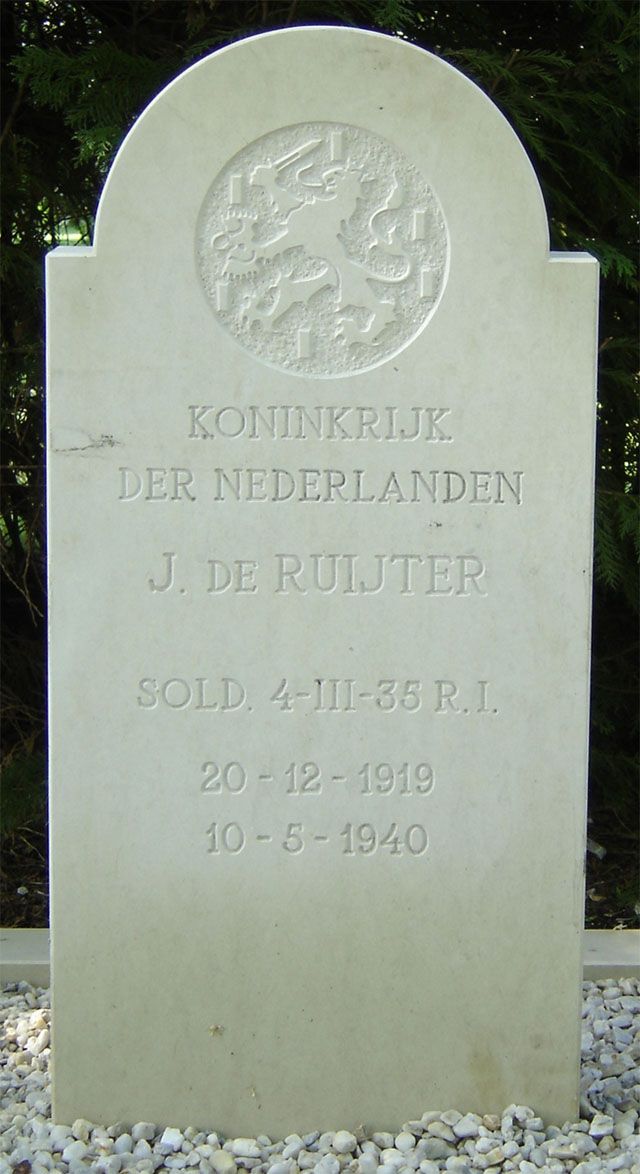 Afbeelding van graf of monument van Jacobus de Ruijter