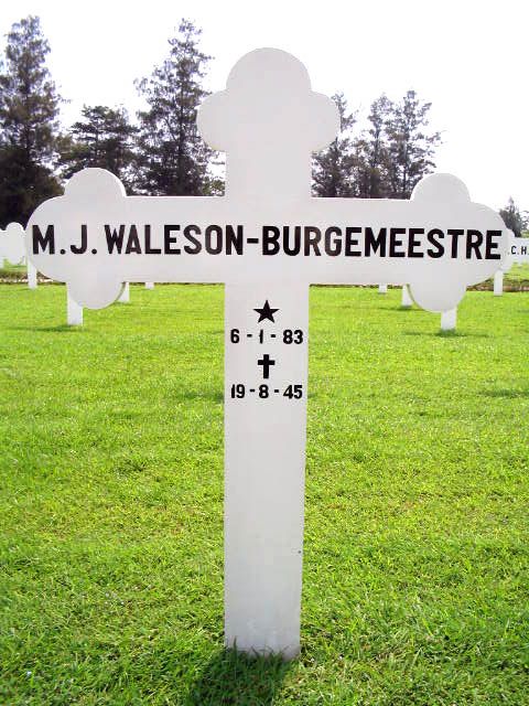 Afbeelding van graf of monument van Marie Josephine Waleson-Burgemeestre