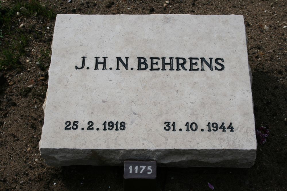 Afbeelding van graf of monument van Johan Heinrich Nicolaas Behrens