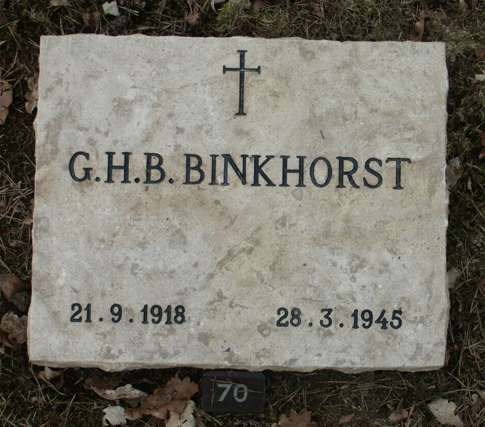 Afbeelding van graf of monument van Gerhardus Hermanus Bernardus Binkhorst