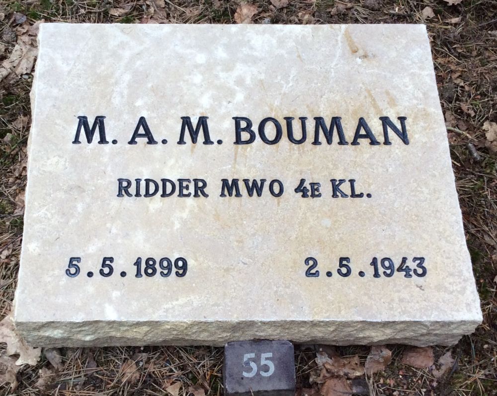 Afbeelding van graf of monument van Martinus Antonius Marie Bouman