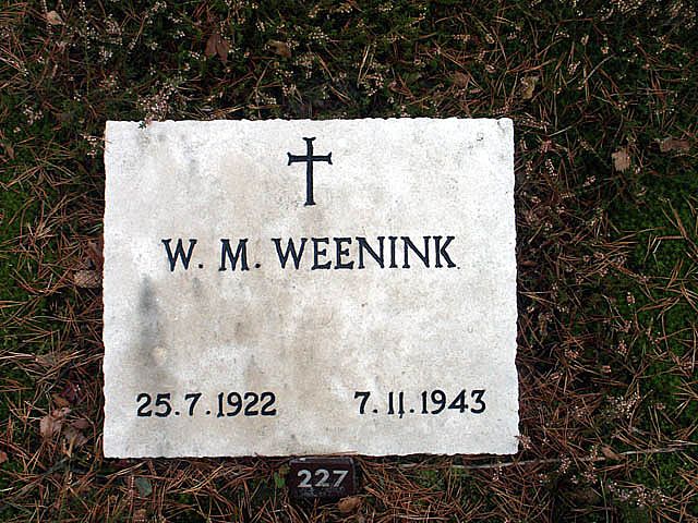 Afbeelding van graf of monument van Wilhelmus Martinus Weenink