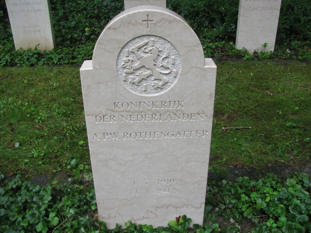 Afbeelding van graf of monument van Antonius Petrus Wilhelmus Rothengatter