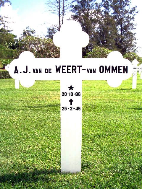 Afbeelding van graf of monument van Alida Jacoba van der Weert-van Ommen