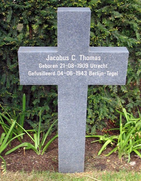 Afbeelding van graf of monument van Jacobus Cornelis Thomas