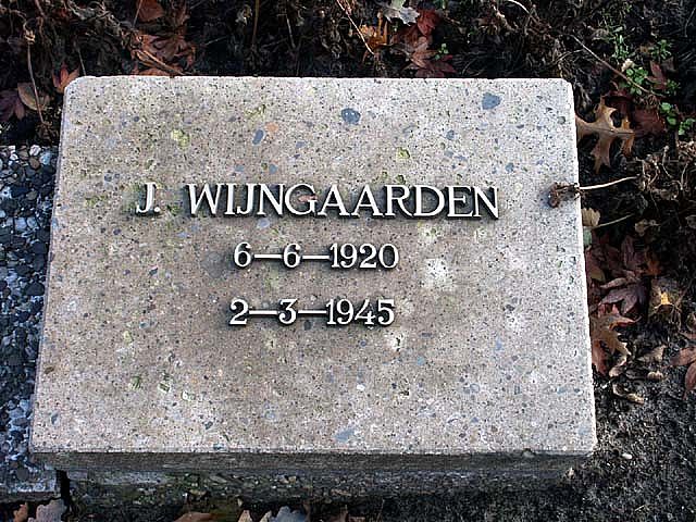 Afbeelding van graf of monument van Jan Wijngaarden