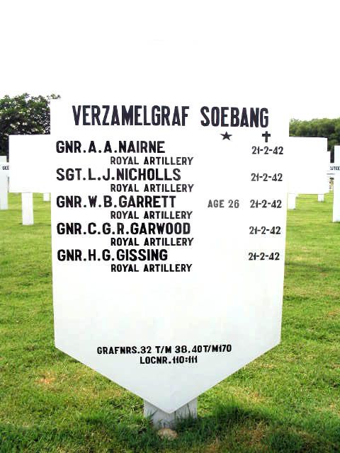 Afbeelding van graf of monument van Wilfred Bertram Garrett