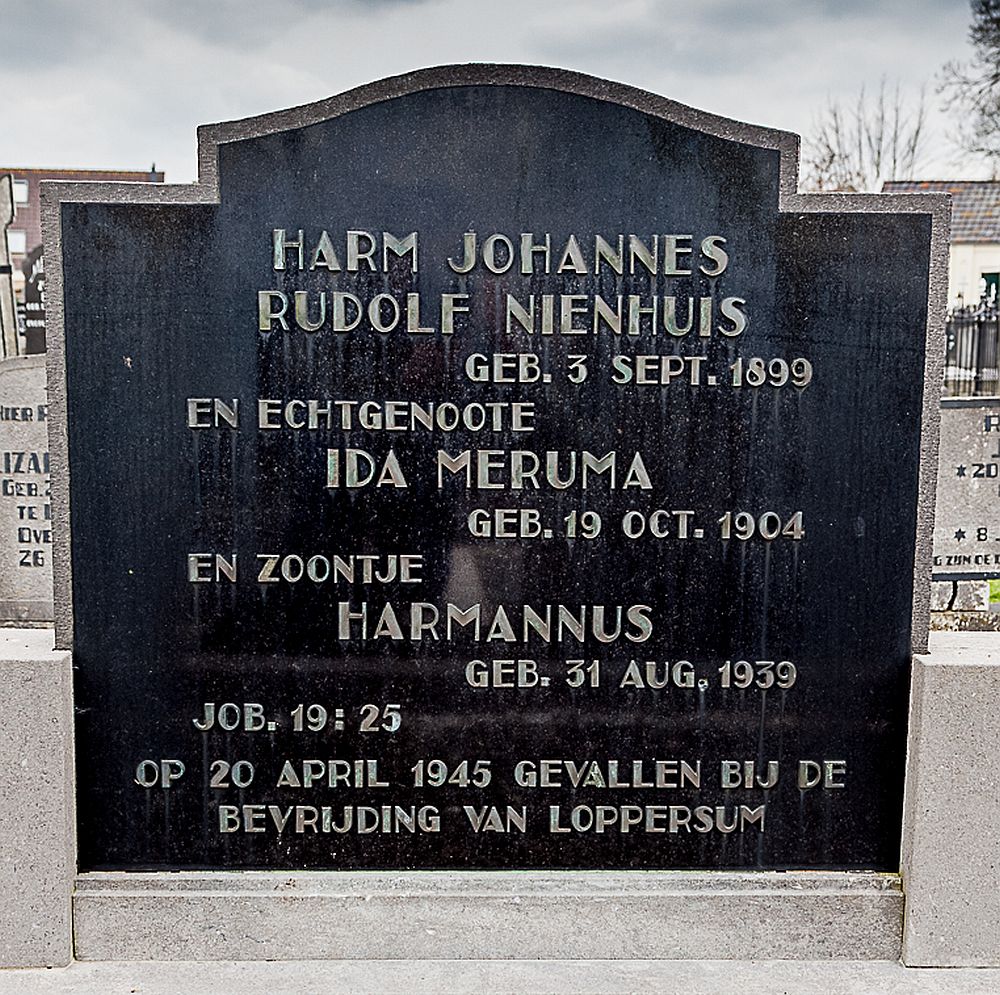 Afbeelding van graf of monument van Harm Johannes Rudolf Nienhuis