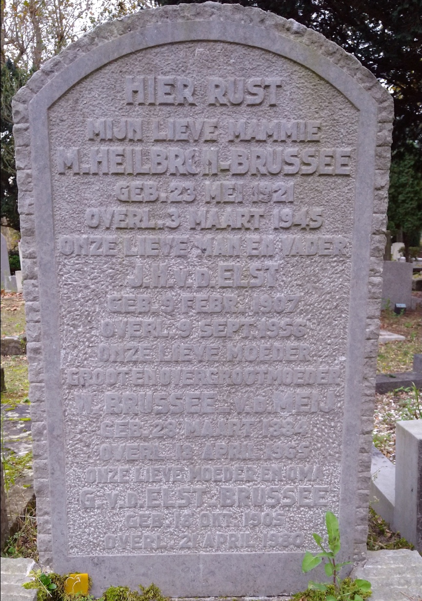 Afbeelding van graf of monument van Margje Heilbron-Brussee