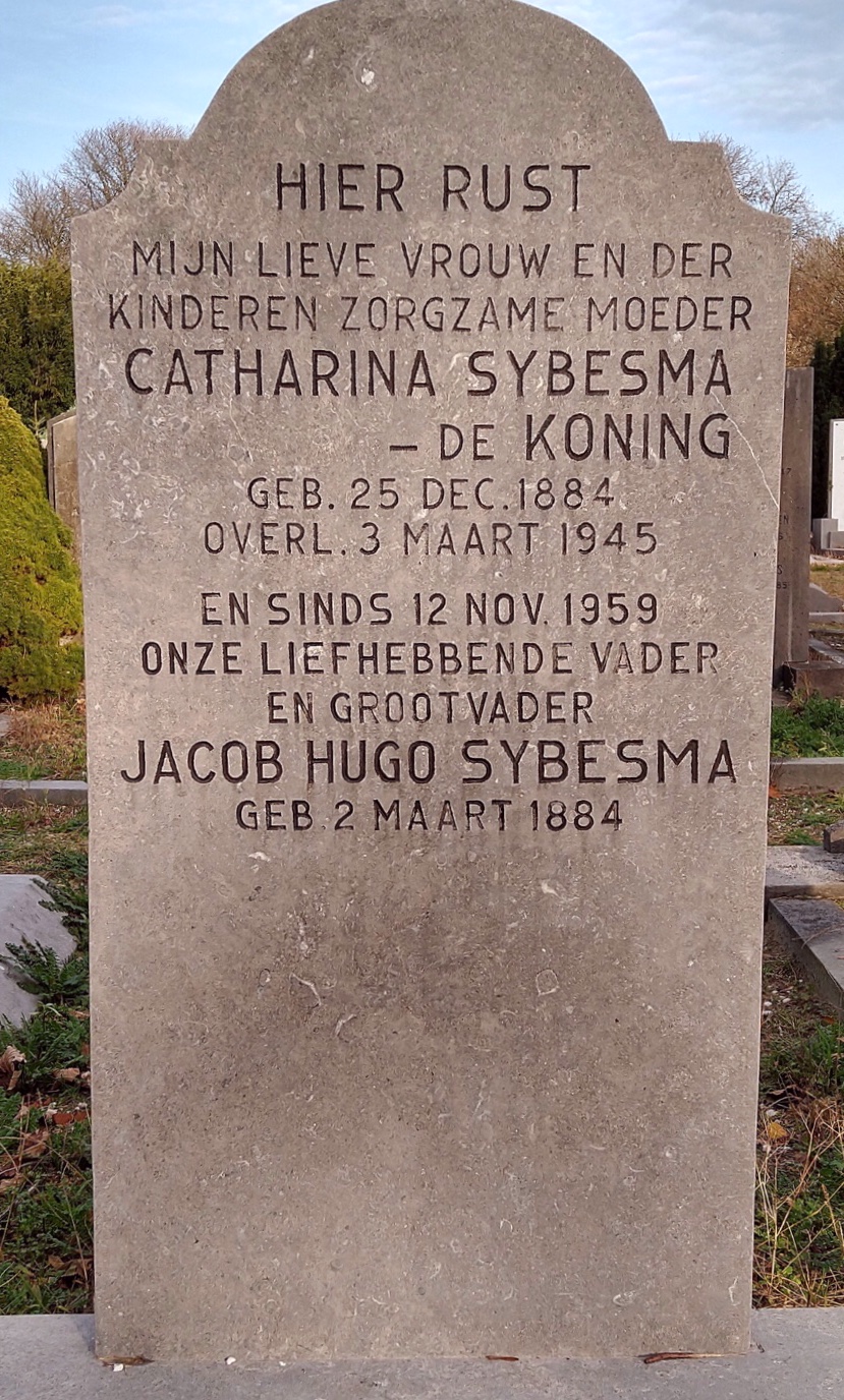 Afbeelding van graf of monument van Catharina Sijbesma-de koning