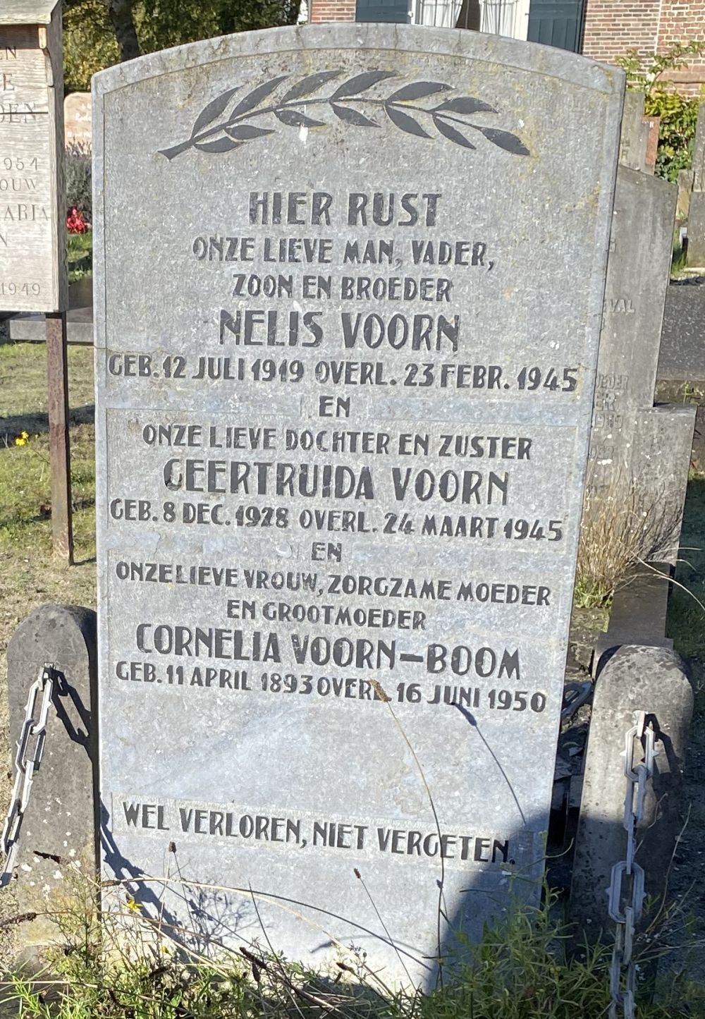 Afbeelding van graf of monument van Nelis Voorn