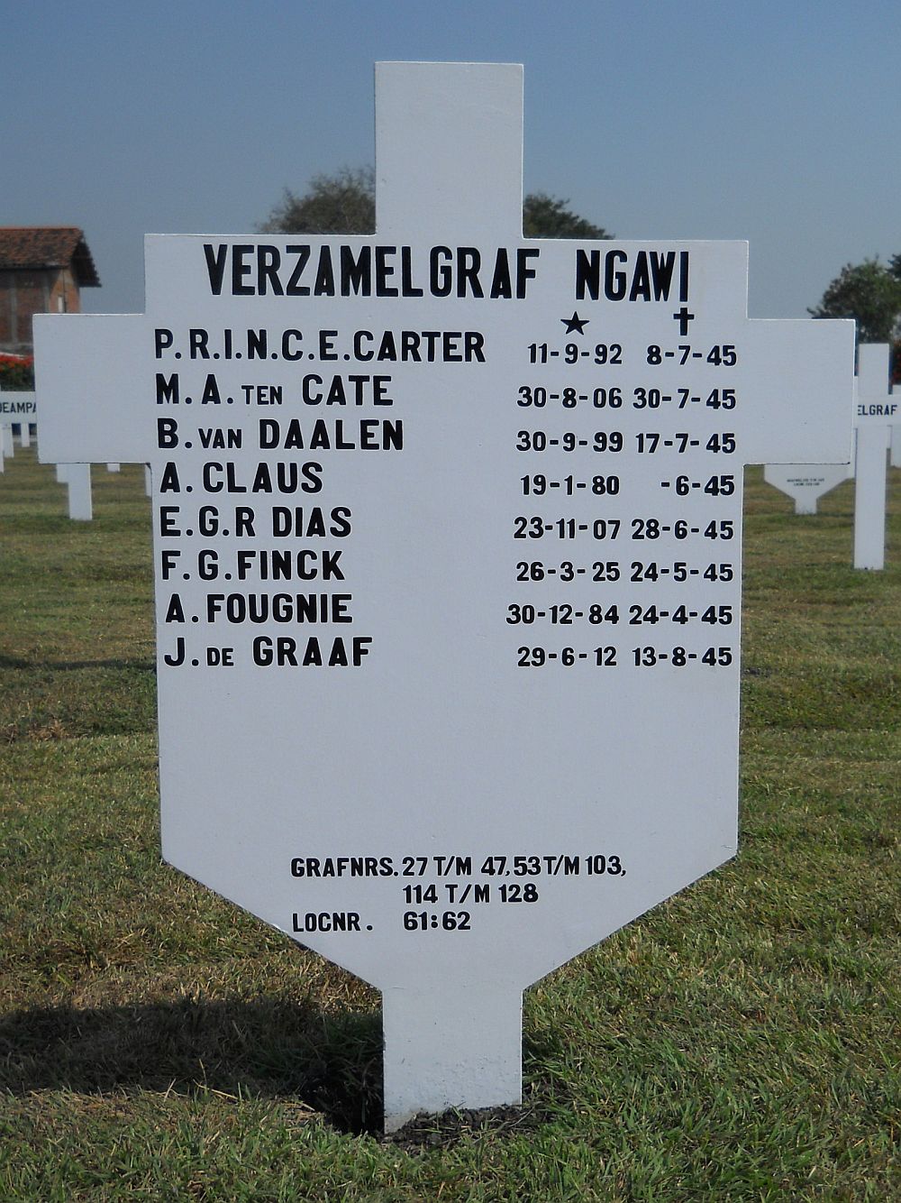 Afbeelding van graf of monument van Frans George Finck