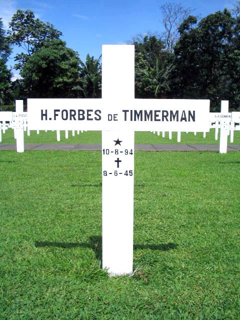 Afbeelding van graf of monument van Hendrik Forbes de Timmerman