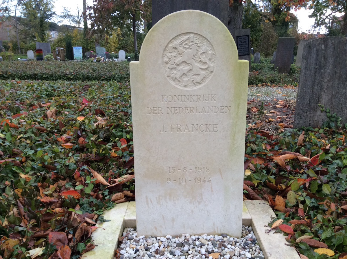 Afbeelding van graf of monument van Jacobus Francke