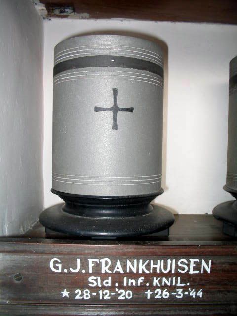 Afbeelding van graf of monument van Gerrit Johannes Frankhuisen