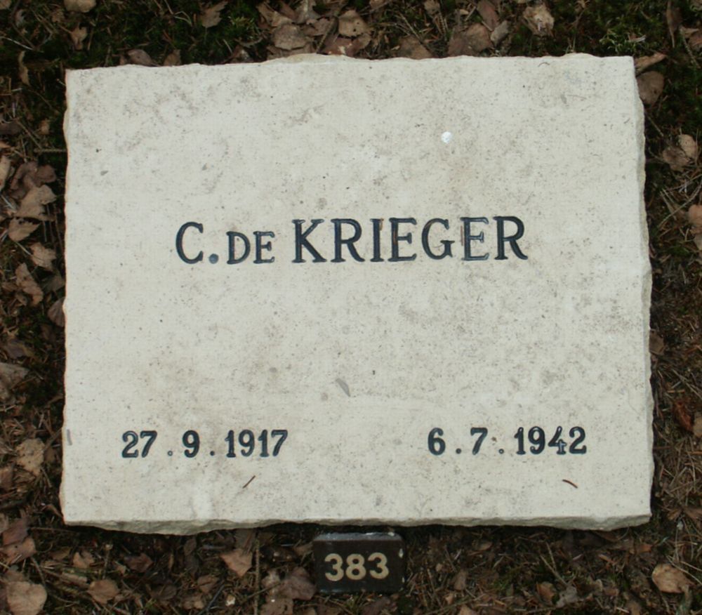 Afbeelding van graf of monument van Christiaan de Krieger