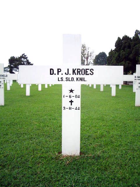 Afbeelding van graf of monument van David Pieter Jacobus Kroes