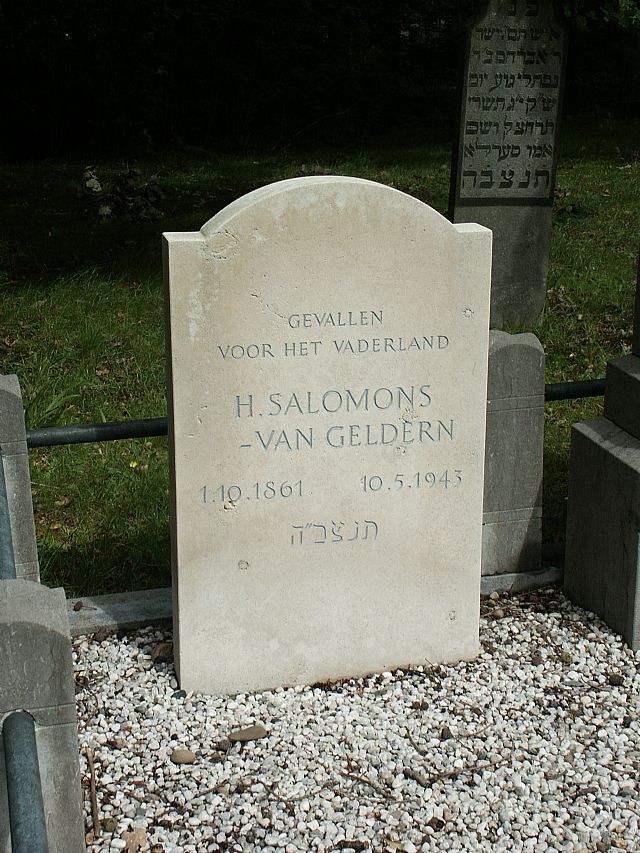 Afbeelding van graf of monument van Hillechien Salomons-van Geldern