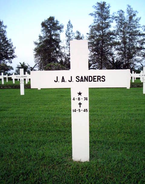 Afbeelding van graf of monument van Jacobus Abraham Jozephus Sanders