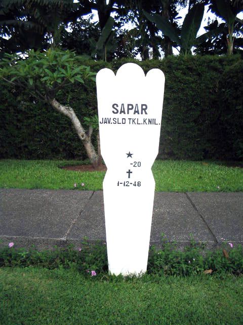 Afbeelding van graf of monument van Sapar