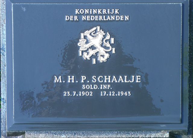 Afbeelding van graf of monument van Maurits Henri Pieter Schaalje