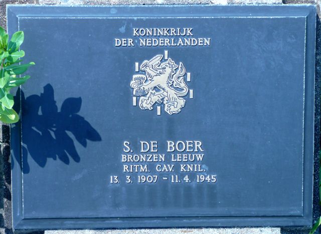 Afbeelding van graf of monument van Sjoerd de Boer