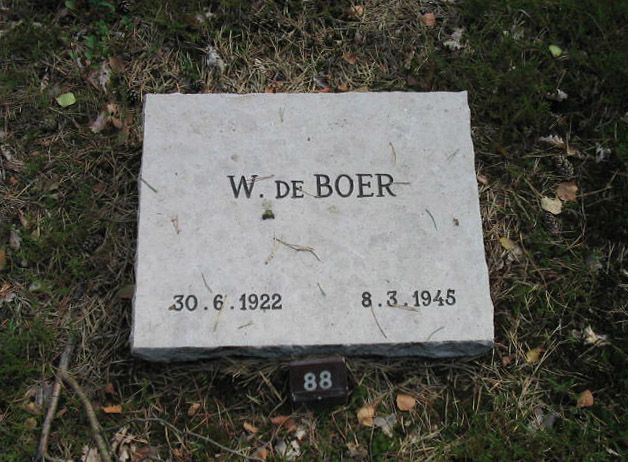 Afbeelding van graf of monument van Wessel de Boer