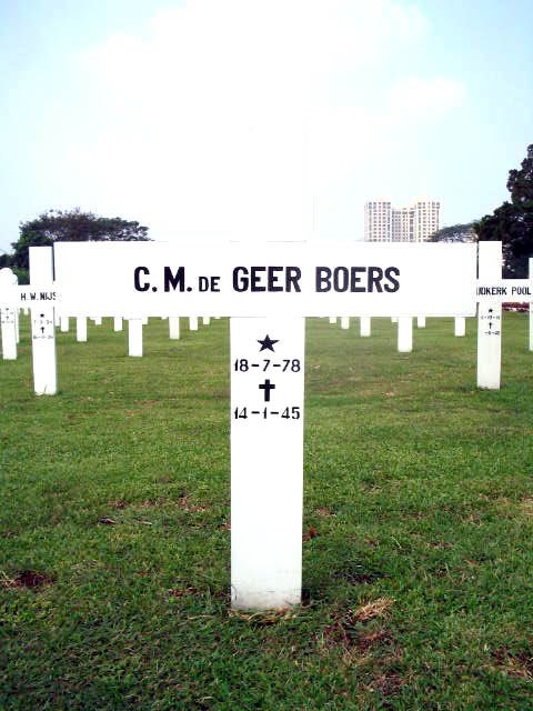 Afbeelding van graf of monument van Casper Martinus de Geer Boers
