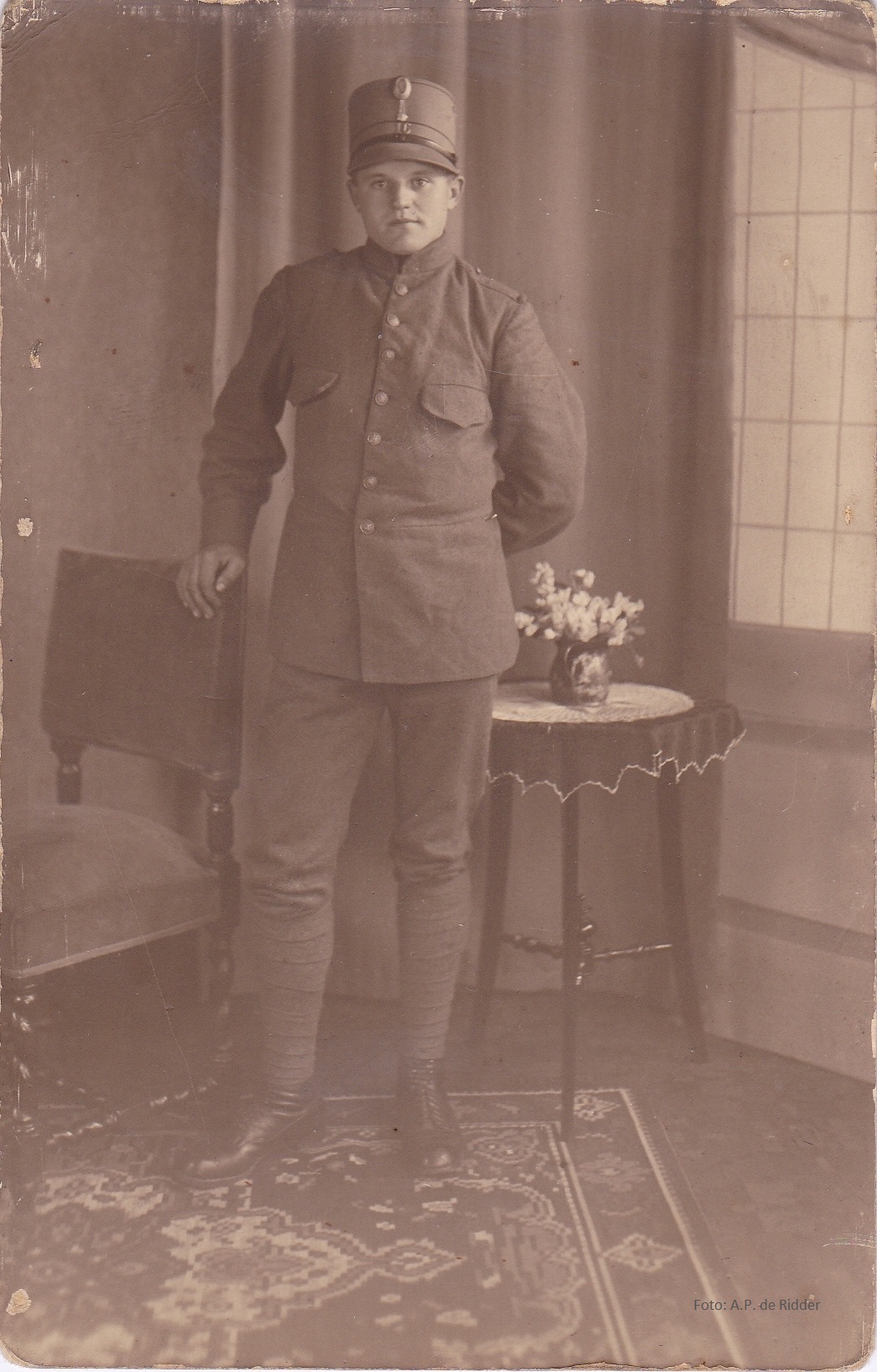 Soldaat Jan de Ridder 2 III 40 R I uit Achterberg