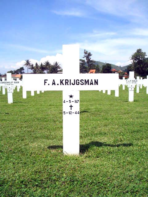 Afbeelding van graf of monument van Frederik August Krijgsman