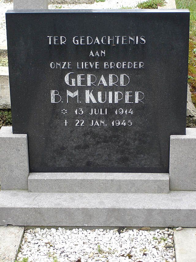 Afbeelding van graf of monument van Gerard Berend Mathijs Kuiper