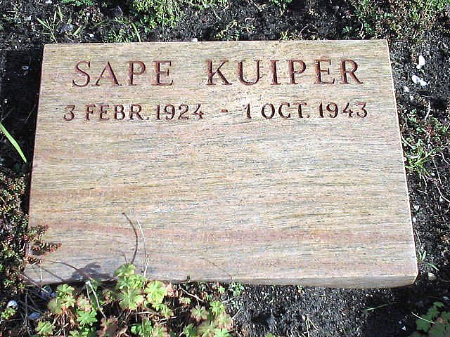 Afbeelding van graf of monument van Sape Kuiper
