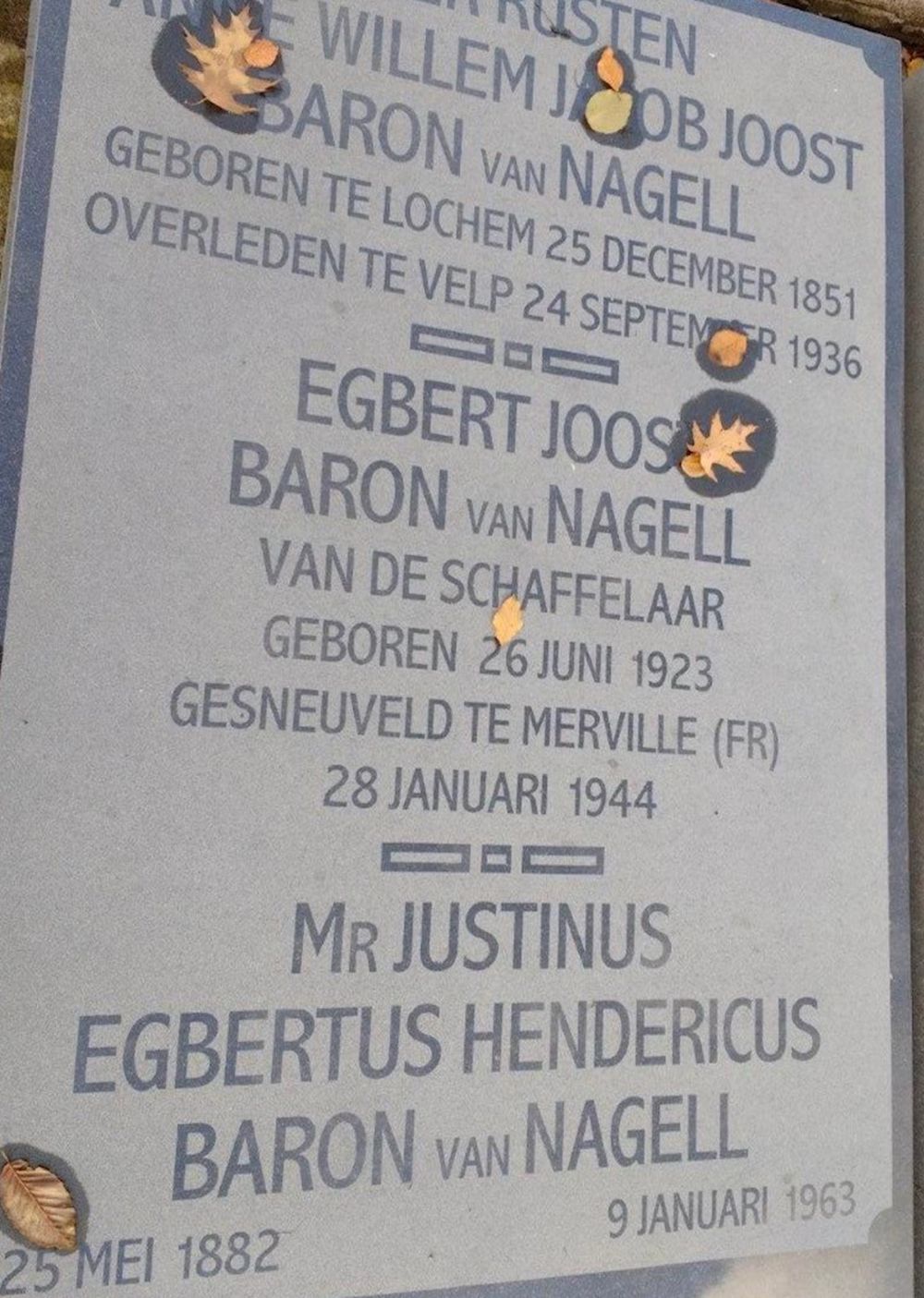 Graffoto E.J. Baron van Nagell