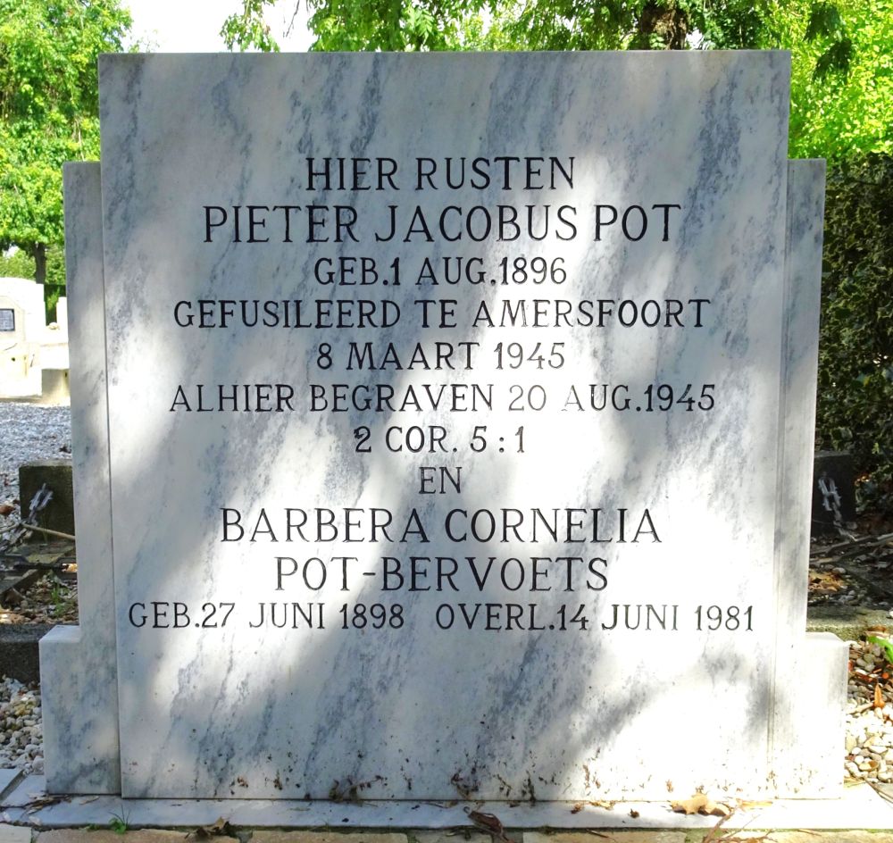 Afbeelding van graf of monument van Pieter Jacobus Pot