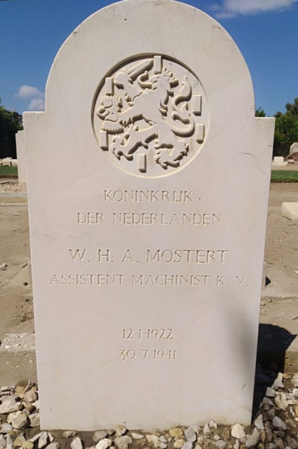 Graffoto W.H.A. Mostert