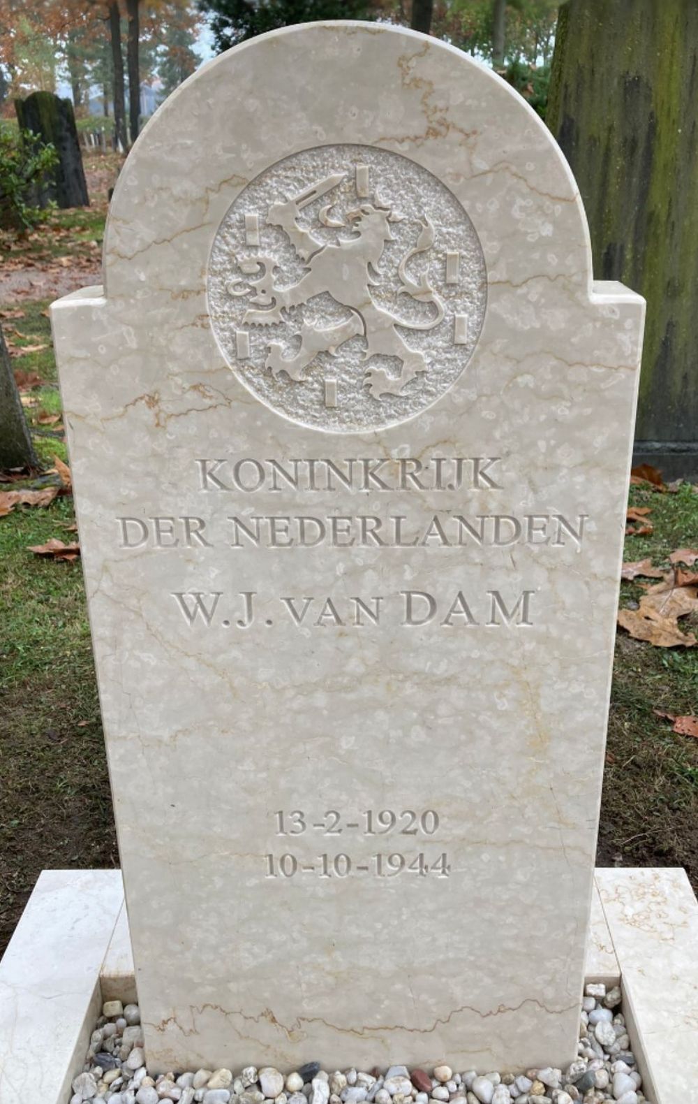Afbeelding van graf of monument van Wilhelm Johannes van Dam