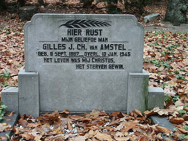 Afbeelding van graf of monument van Gilles Joseph Charles van Amstel