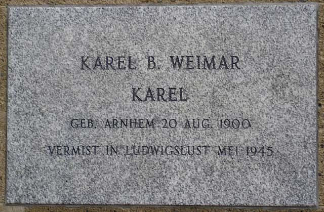 Afbeelding van graf of monument van Karel Bartholomeus Weimar
