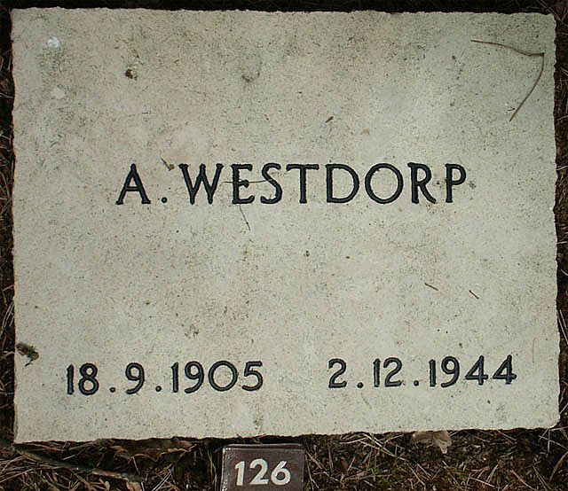Afbeelding van graf of monument van Adriaan Westdorp