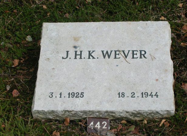 Afbeelding van graf of monument van Jan Hendrik Karel Wever