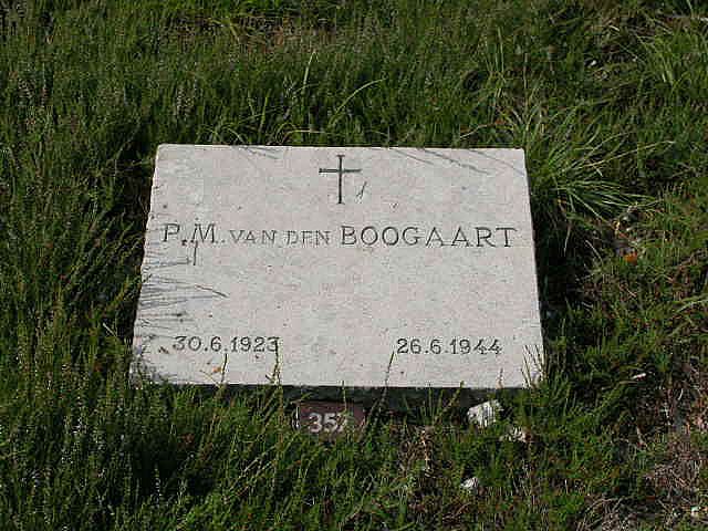 Afbeelding van graf of monument van Petrus Martinus van den Boogaart