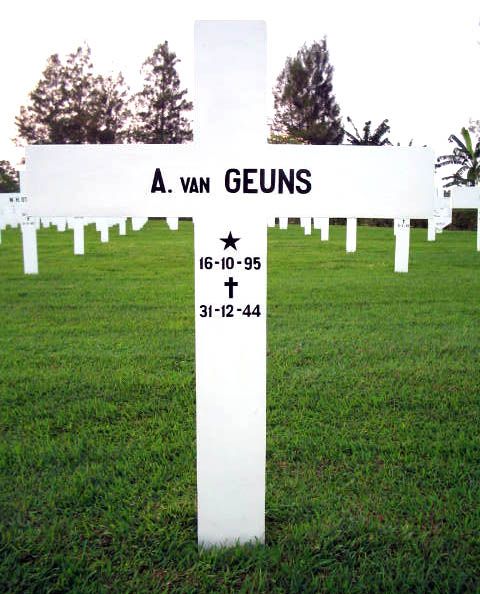 Afbeelding van graf of monument van Albert van Geuns