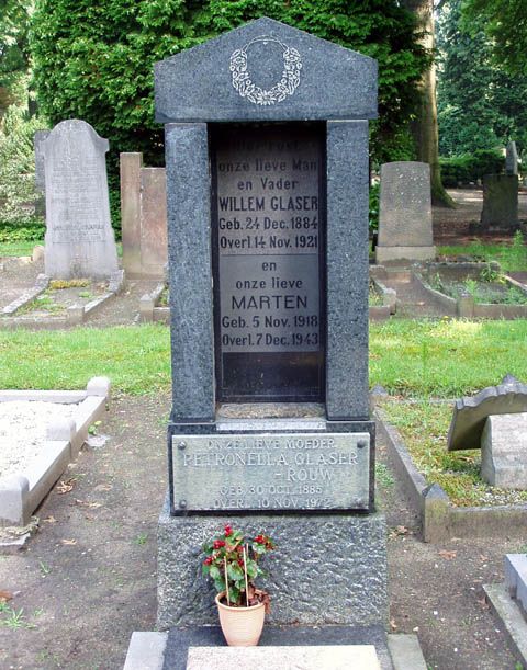 Afbeelding van graf of monument van Marten Glaser
