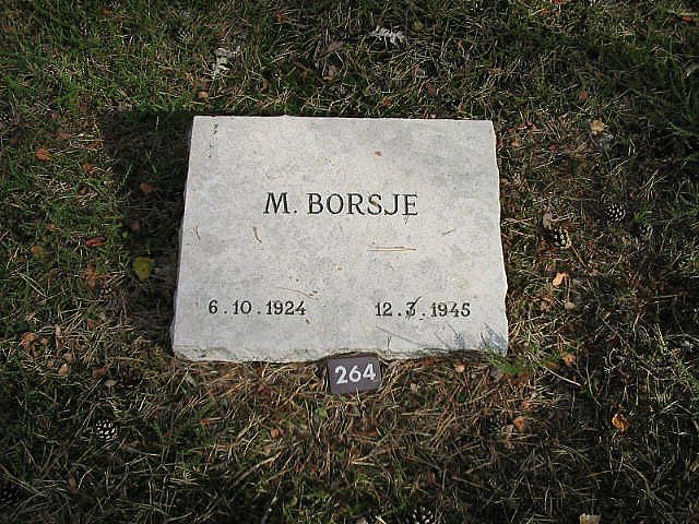 Afbeelding van graf of monument van Marinus Borsje