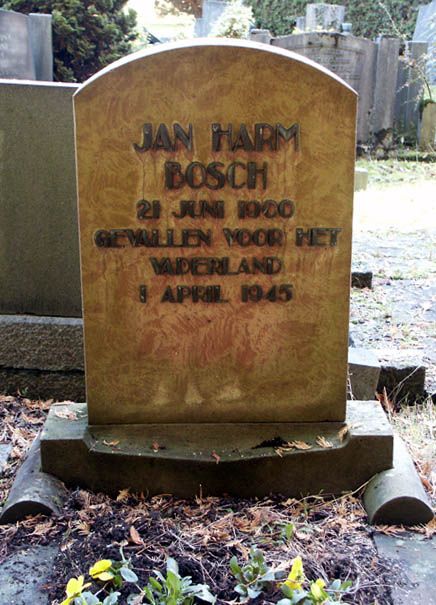 Afbeelding van graf of monument van Jan Harm Bosch