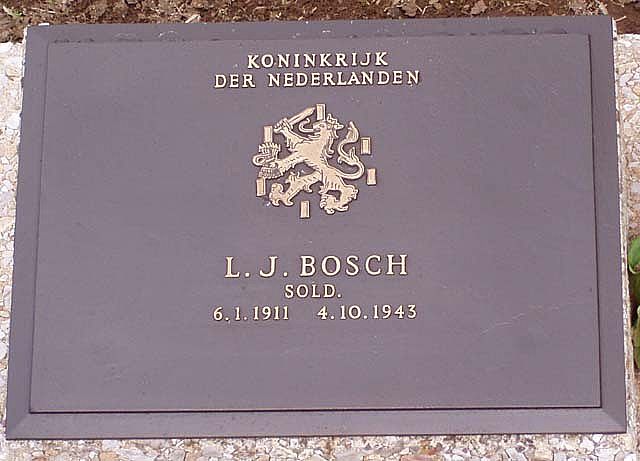 Afbeelding van graf of monument van Lambertus Johannes Bosch