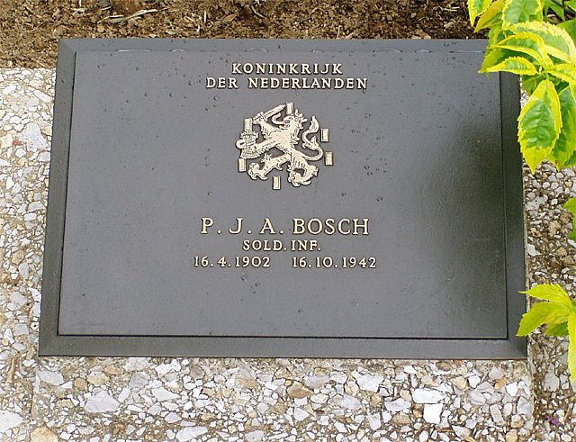 Afbeelding van graf of monument van Petrus Johannes Augustinus Bosch